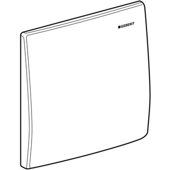 Płytka przykrywająca Geberit 16 x 16 cm: Stal nierdzewna szczotkowana