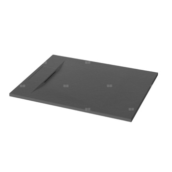 Brodzik prysznicowy prostokątny Alvero 80x90 cm czarny