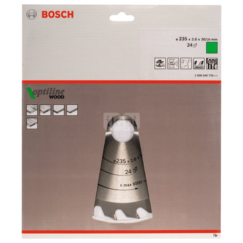 Tarcza pilarska Optiline Wood PIŁA TARCZ.-H OPTI 235X2.8X30/25Z24