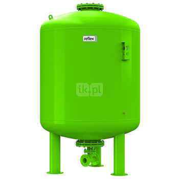 Naczynie wzbiorcze REFLEX Refix DT, pojemność 3000 l, 16 bar / 70'C, kolor zielony, do instalacji  C.W.U.