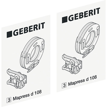 Naklejka identyfikacyjna - opaska zaciskowa Mapress d108 (3) zest.-2