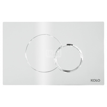 Przycisk uruchamiający Koło Eclipse 2 do spłukiwania dwudzielnego: Chromowany