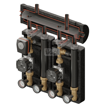 Brygada PRO 584 (KRE, VTA522, VRG432, pompy DN25 Grundfos, siłownik ARA)