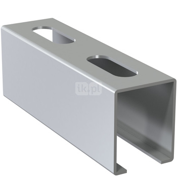 Szyna montażowa NICZUK SZX, gr. 1.25 mm, dł. 2000 mm, stal nierdzewna (ocynk galwaniczny)