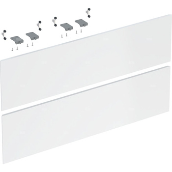 Zestaw frontów szuflad do dolnej szafki pod umywalkę GEBERIT ONE, kol. biały wysoki połysk szer.900 mm