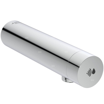 Bateria umywalkowa ścienna 49x220x49 mm, wylewka 170 mm 3.8 l/min (3 bary), bez korka spustowego - SENSORFLOW E