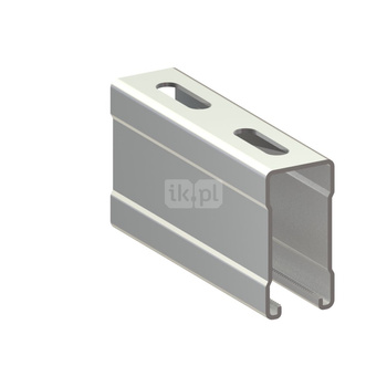 Szyna montażowa NICZUK OGSZMI, gr. 2.5 mm, dł. 2000 mm, stal nierdzewna (ocynk ogniowy)