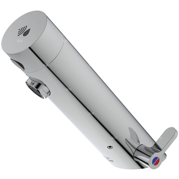 Bateria umywalkowa 71,5x180x170 mm, wylewka 120 mm 3.8 l/min (3 bary), bez korka spustowego - SENSORFLOW E