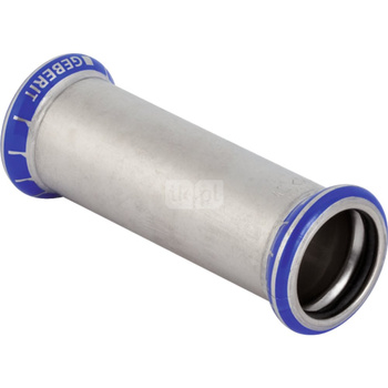 Mufa GEBERIT Mapress Edelstahl przesuwna, stal nierdzewna, 76.1 mm, DN 65 x 76.1 mm x DN 65 (mufa zaprasowywana x mufa zaprasowywana), (głębokość: 55 mm) z uszczelką