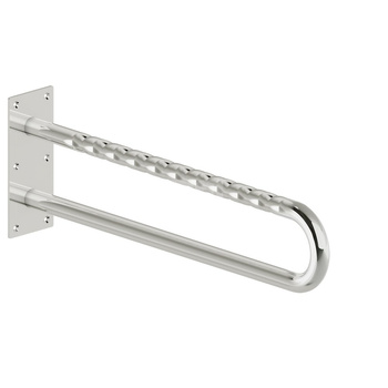 Poręcz ścienna Koło Lehnen Funktion, L70cm, stal nierdzewna falista