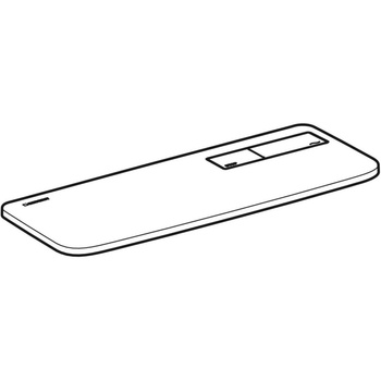 Pokrywa spłuczki Geberit do spłuczki natynkowej AP128, spłukiwanie z funkcją''stop'': Biały-alpin