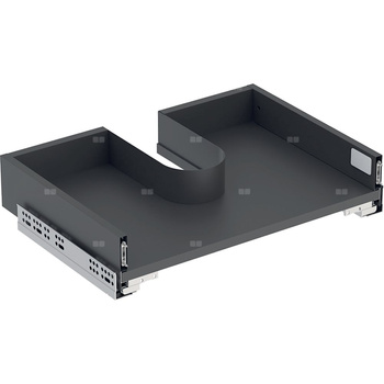 Szuflada górna Geberit do szafki pod umywalkę meblową Selnova Square, z dwiema szufladami: Szerokość umywalki=55cm, Lava / Matowy