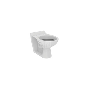 Miska WC stojąca IDEAL STANDARD CONTOUR 21 porcelana szklista biała, odpływ mocowane ściśle, przylegające do ściany