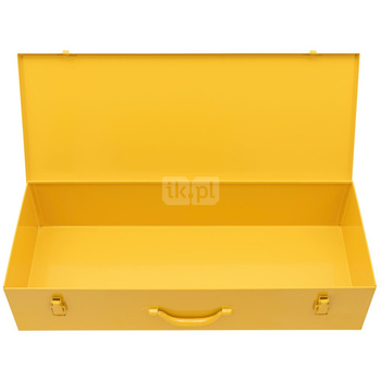 Stahlblechkasten RAL 1004 680x260x150, Karton gelb