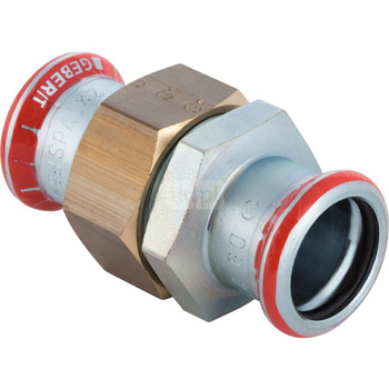 Śrubunek hydrauliczny GEBERIT Mapress C-Stahl stal mz 12 mm z pierścieniem zacinającym