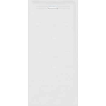 Brodzik prostokątny Geberit Sestra: 170x90x4cm, Biały / Struktura łupka