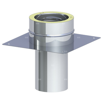 Płyta fundamentowa dla podwyższenia komina fi 130mm (1,0) max. wysokość od podstawy 1,5m