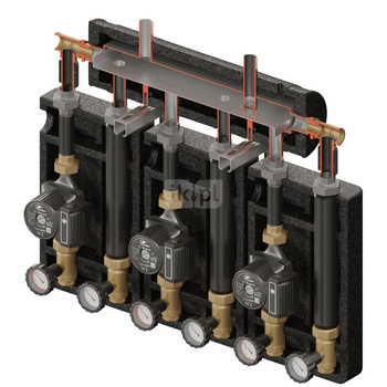 Brygada PRO 3D+ 8000 (KRE, 3 x grupa UNI, pompy DN25 DAB/LFP)