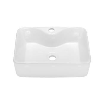 Umywalka nablatowa PATRAS biały