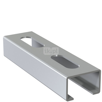 Szyna montażowa NICZUK SZW, gr. 1.25 mm, dł. 6000 mm, stal nierdzewna (ocynk galwaniczny)