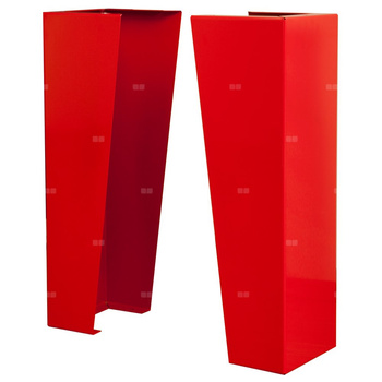 Podstawa 700 mm, szerokość 180 mm, do szafy wys. 750 ±100 mm, kolor czerwony RAL 3000