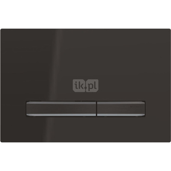 Przycisk uruchamiający Geberit Sigma50, przedni, czarny, przyciski: czarny chrom, prostokątny