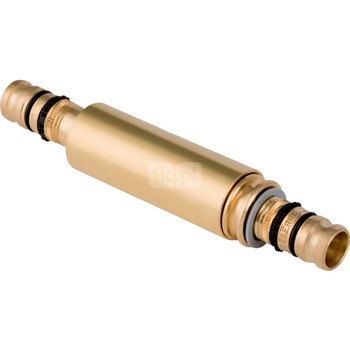Łącznik naprawczy GEBERIT Mepla, miedź / miedź, 20 mm, DN 15 x 20 mm x DN 15 (końcówka wciskowa x końcówka wciskowa), (głębokość: 36.5 mm) z uszczelką