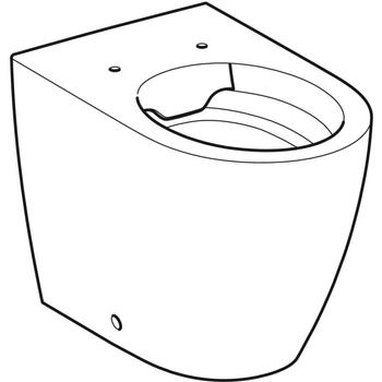 Miska WC stojąca GEBERIT iCon bez kołnierza wewnętrznego