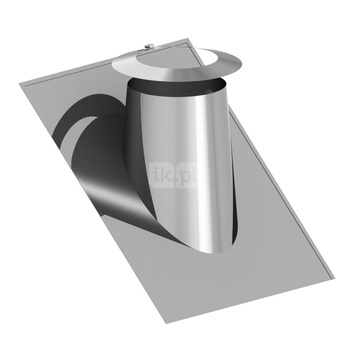 Przejście przez dach 26-35st. stal nierdzewna z płytą Pb+kołnierz fi225/360mm