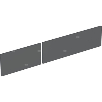 Zestaw frontów szuflad (2 szt.) do dolnej szafki pod umywalkę GEBERIT, kol. lava matowy szer.1200 mm