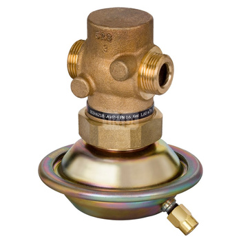 Regulator różnicy ciśnień AVP-F, PN 16, DN 15, 2.50 m³/h, 0.30 bar - 0.30 bar, Gwint zewnętrzny, G 3/4 A