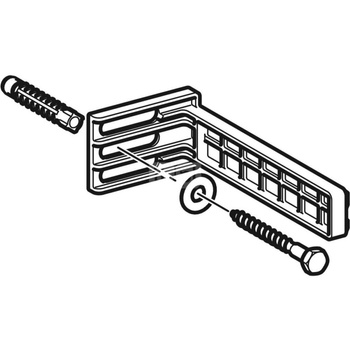 Kątownik montażowy Geberit 16 cm