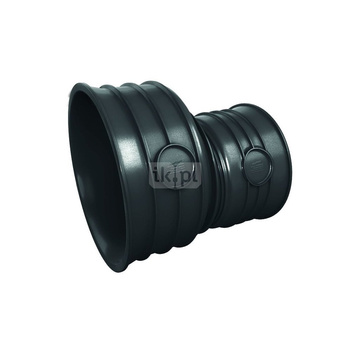 Złącze MAGNAPLAST MAGNACOR MCR redukcja, PP (czarny), DN 300 x DN 250 (ww x wz), do kanalizacji