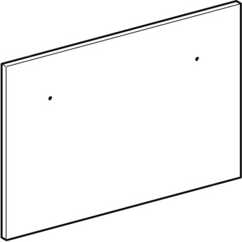 Front szuflady do szafki pod umywalkę GEBERIT Keramag, kol. biały szer.600 mm