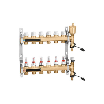 Zespół rozdzielaczy. 1" x 13 wyjść 3/4" GZ
