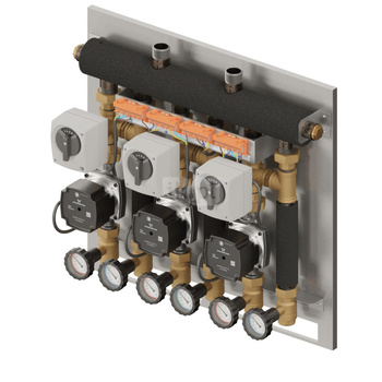 Szwadron 3D+ 444 (SKE 3DC+ 35 kW, 3 x z. obrotowy z siłownikiem, pompy DN15 LFP)