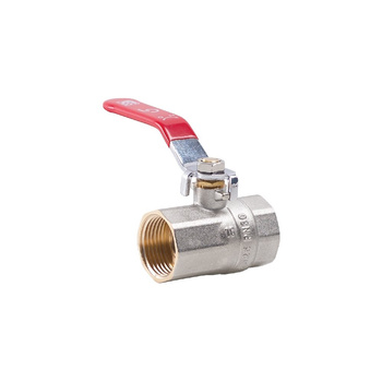 Zawór kulowy PERFEXIM KX01 mosiądz niklowany, PN30 1'' GW, uchwyt: dźwignia