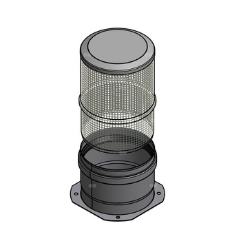 Kratka + Adapter 160 wlot powietrza 160 dla Victrix Pro V2 180