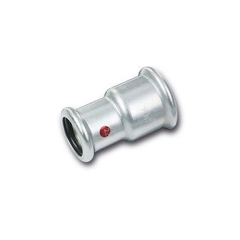 Mufa Concept By SANHA Therm redukcja, stal (ocynk galwaniczny/elektrolityczny), 54 mm x 28 mm (zw x zw)