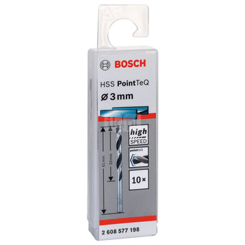 WIERT. HSS POINTTEQ  3.0MM 10PC