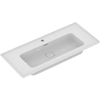 Umywalka podumywalkowa 1040x460x180 mm, 1 otwór na baterię, z przelewem - STRADA II