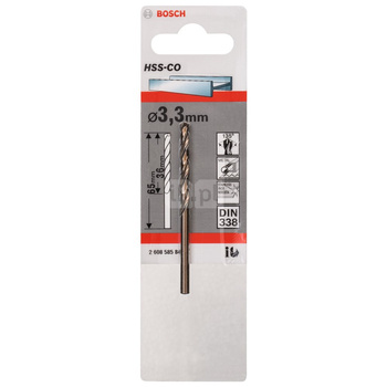 WIERTŁO STAND. HSS-CO 135'3,3/36MM