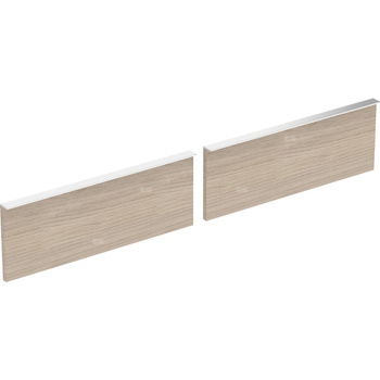 Zestaw frontów szuflad do szafki pod umywalkę podwójną GEBERIT iCon, kol. dąb szer.1200 mm