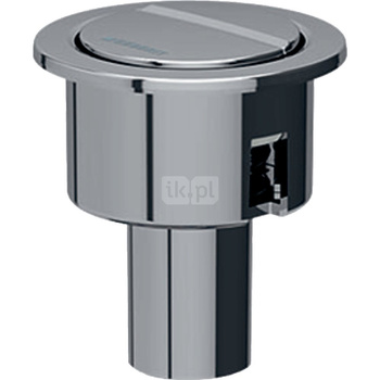 Przycisk Geberit do zaworu spustowego typ 240, spłukiwanie dwudzielne: Chrom błyszczący