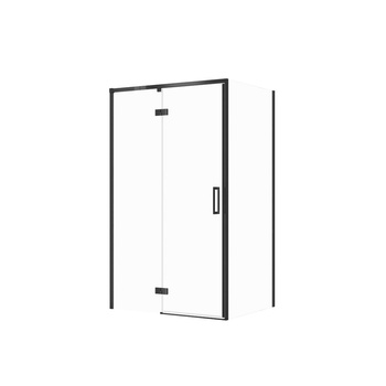 SET C123 KABINA LARGA ZAWIAS LEWA CZARNA 120X80X195 SZK TRANS WIR