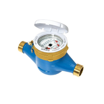 Wodomierz wielostrumieniowy suchobieżny, typu GMDM-I DN 25 Q3=6,3 m3/h R100/50, Tmax: 90st.C, L=260 mm