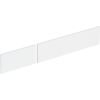 Zestaw frontów szuflad (2 szt.) do dolnej szafki pod umywalkę GEBERIT, kol. biały wysoki połysk szer.1350 mm