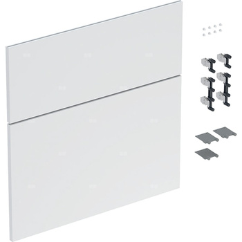 Zestaw frontów szuflad (2 szt.) do dolnej szafki pod umywalkę GEBERIT iCon, kol. biały matowy szer.600 mm