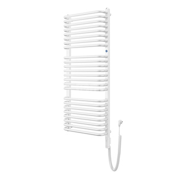 Grzejnik elektryczny (suszarka) INSTAL-PROJEKT STANDARD ELECTRO, wym. 1173 (1278 z grzałką)/600 mm, kolor biały połysk,  moc 900 W