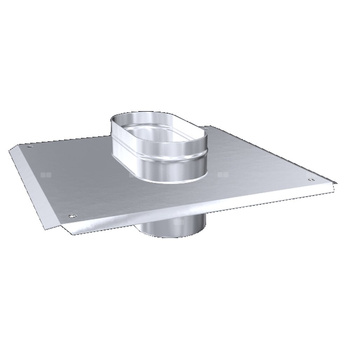 Płyta dachowa przepustowa MK ŻARY ST DHO fi 110x220 mm stal nierdzewna